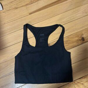 Girlfriend Collective Black Paloma Racerback Bra